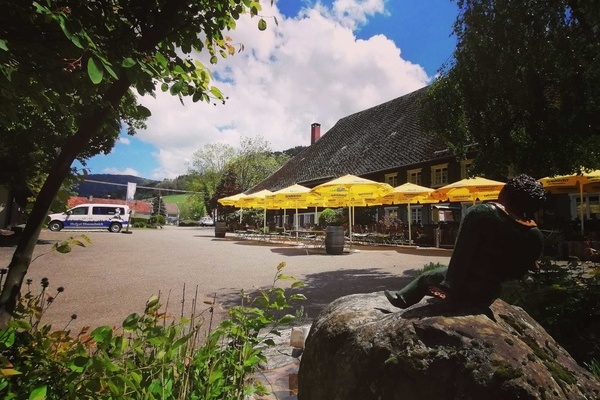 Terrasse des Hofguts Himmelreich