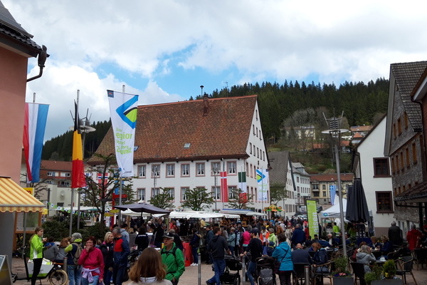 Buntes Treiben auf dem Naturpark-Markt  Stadt Furtwangen 